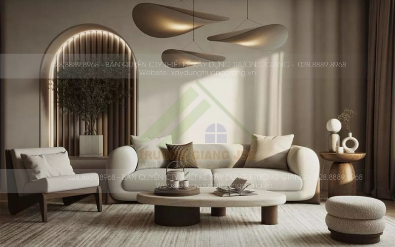 Không gian thoáng đãng mang lại sự cân bằng