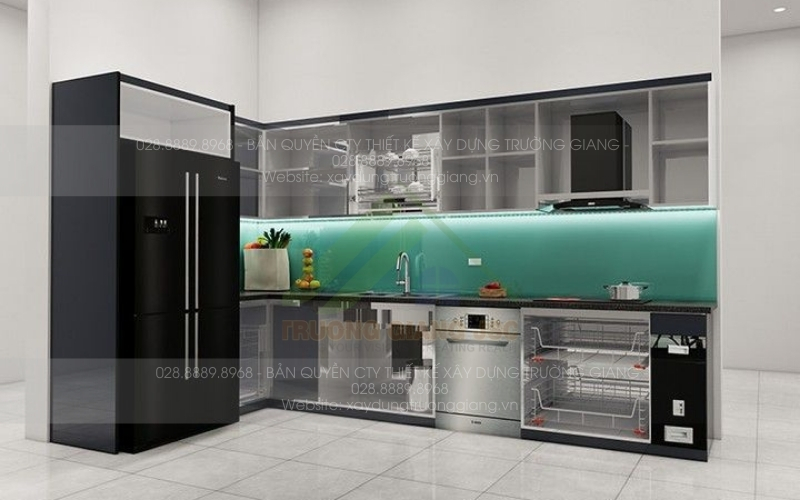 Tủ bếp inox chống gỉ và oxi hóa