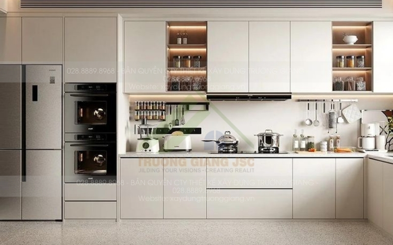 Tủ bếp gỗ công nghiệp cao cấp