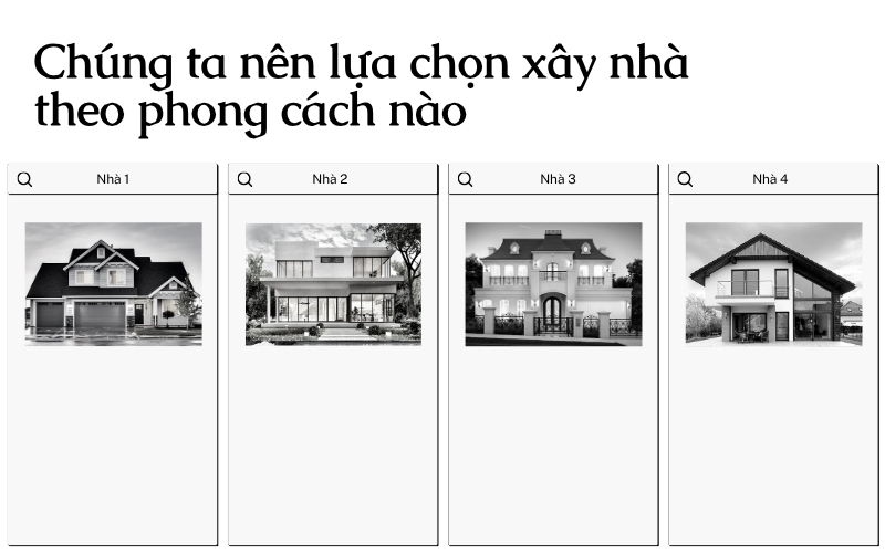 Kinh nghiệm xây nhà phố lần đầu là lựa chọn phong cách nhà ở ngay lúc đầu