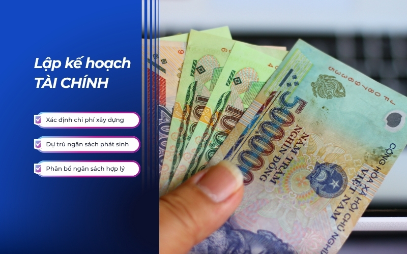 Lập kế hoạch tài chính khi bắt đầu xây dựng