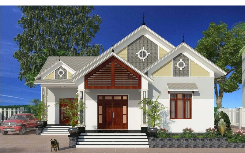 Nhà mái thái phù hợp với khí hậu tại Việt Nam