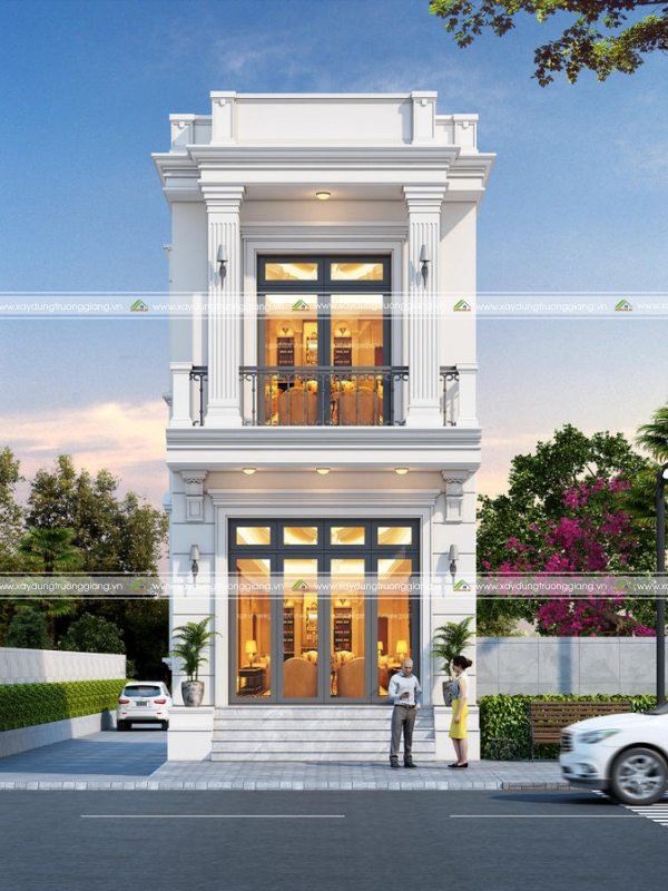 Nhà phố tân cổ điển 2 tầng