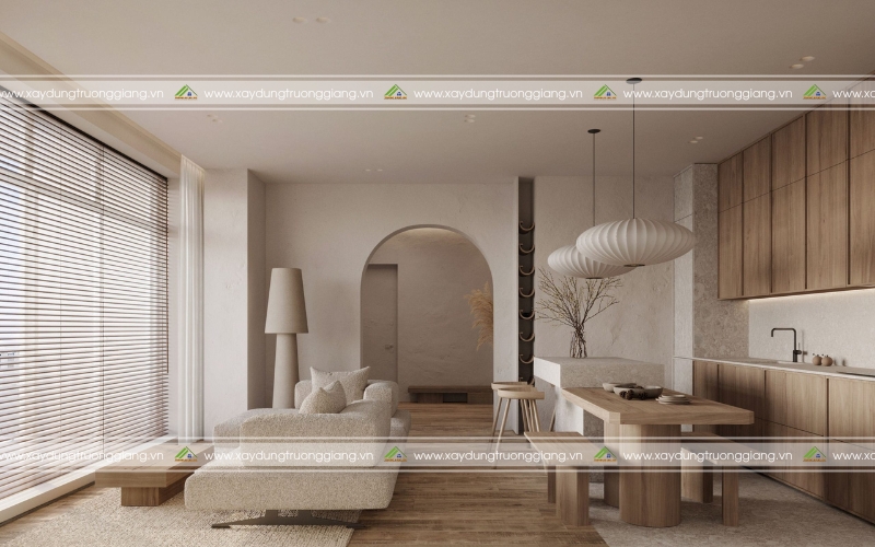 thiết kế nội thất chung cư phong cách Scandinavian