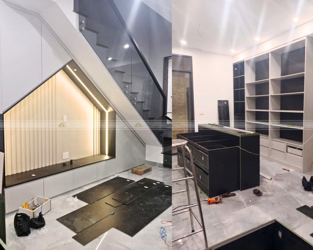 Công trình nội thất lắp dựng thực tế