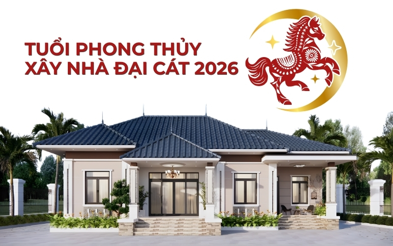 Tuổi phong thủy đại cát xây nhà 2026