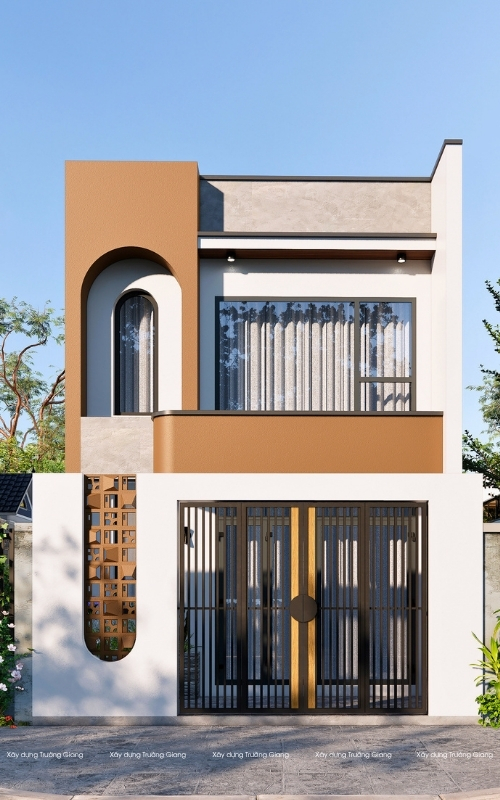 Mặt tiền nhà cấp 4 ấn tượng, hiện đại, sang trọng