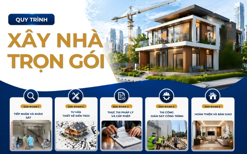 Quy trình dịch vụ xây dựng trọn gói