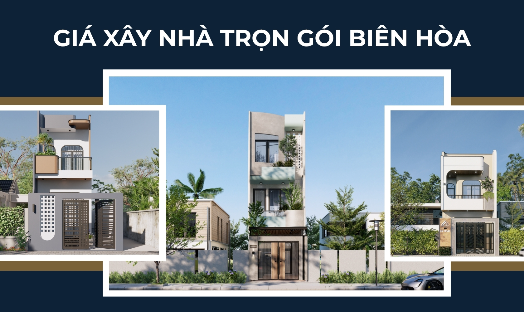 Gía xây nhà trọn gói Biên Hòa