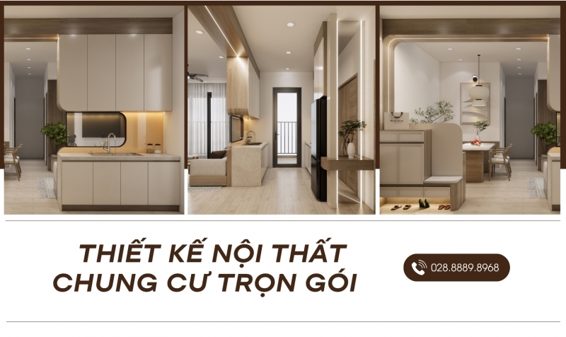 Thiết kế nội thất chung cư trọn gói hoàn hảo cho gia đình